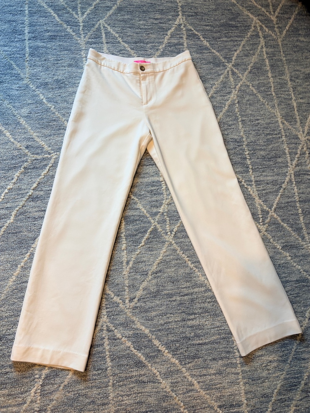 Lilly Pulitzer Size 6 Winter White Trouser